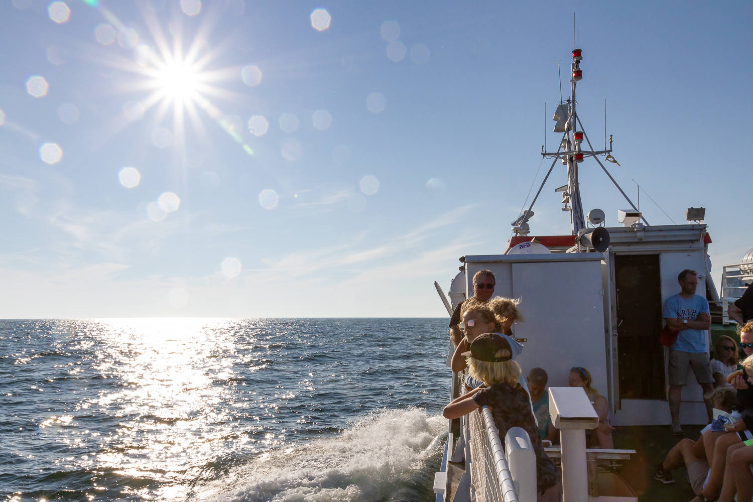 Fartyget MS Gotska Sandön på väg mot Nynäshamn