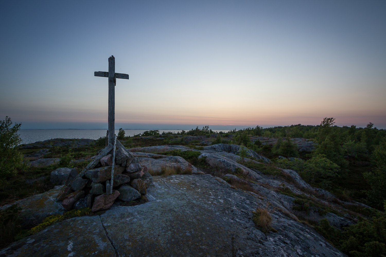 Toppen av Storskäret i Röder, Stockholms skärgård