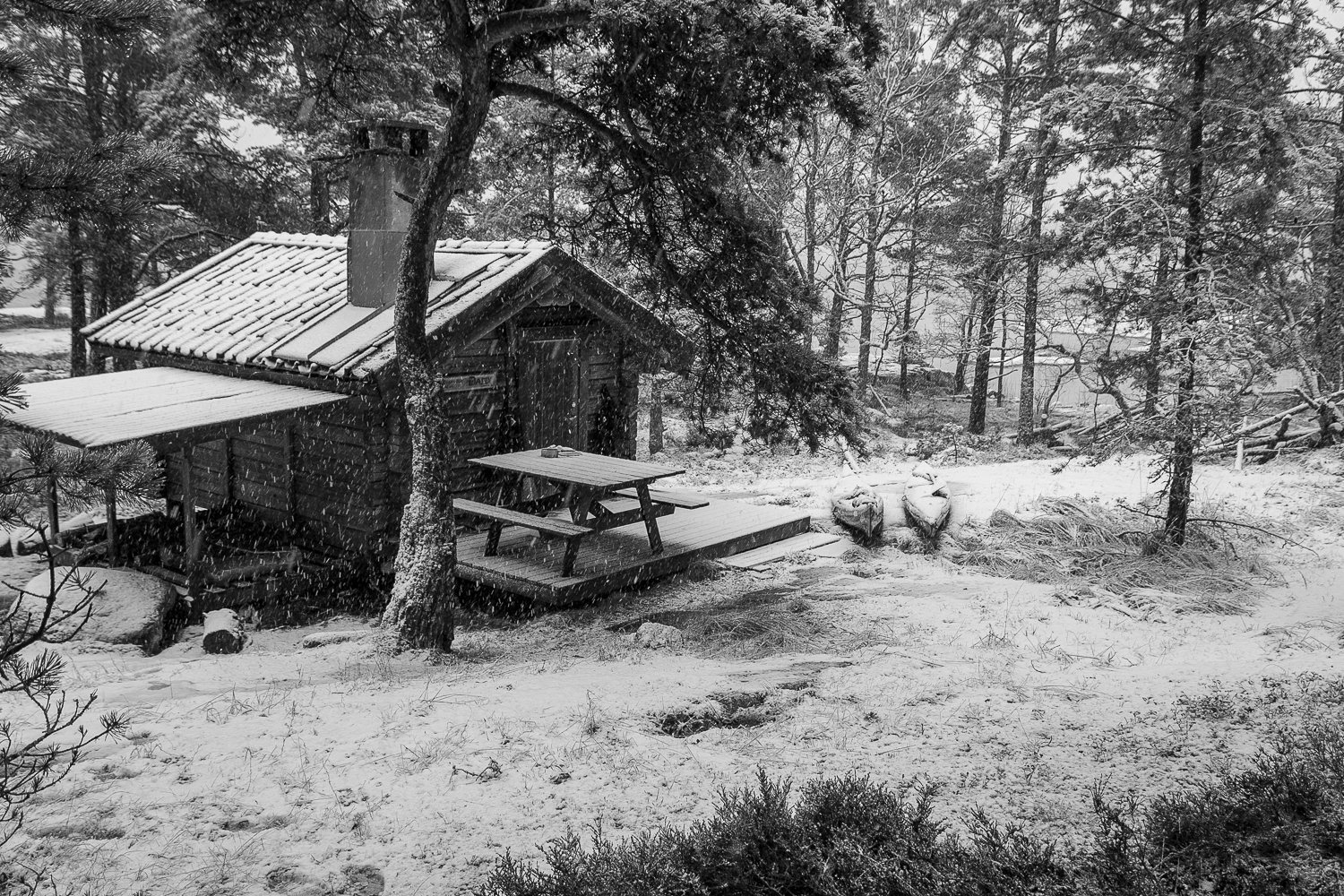 Skärgårdsstiftelsens öppna bod på Kulansuddar, Möja naturreservat, Stockholms skärgård