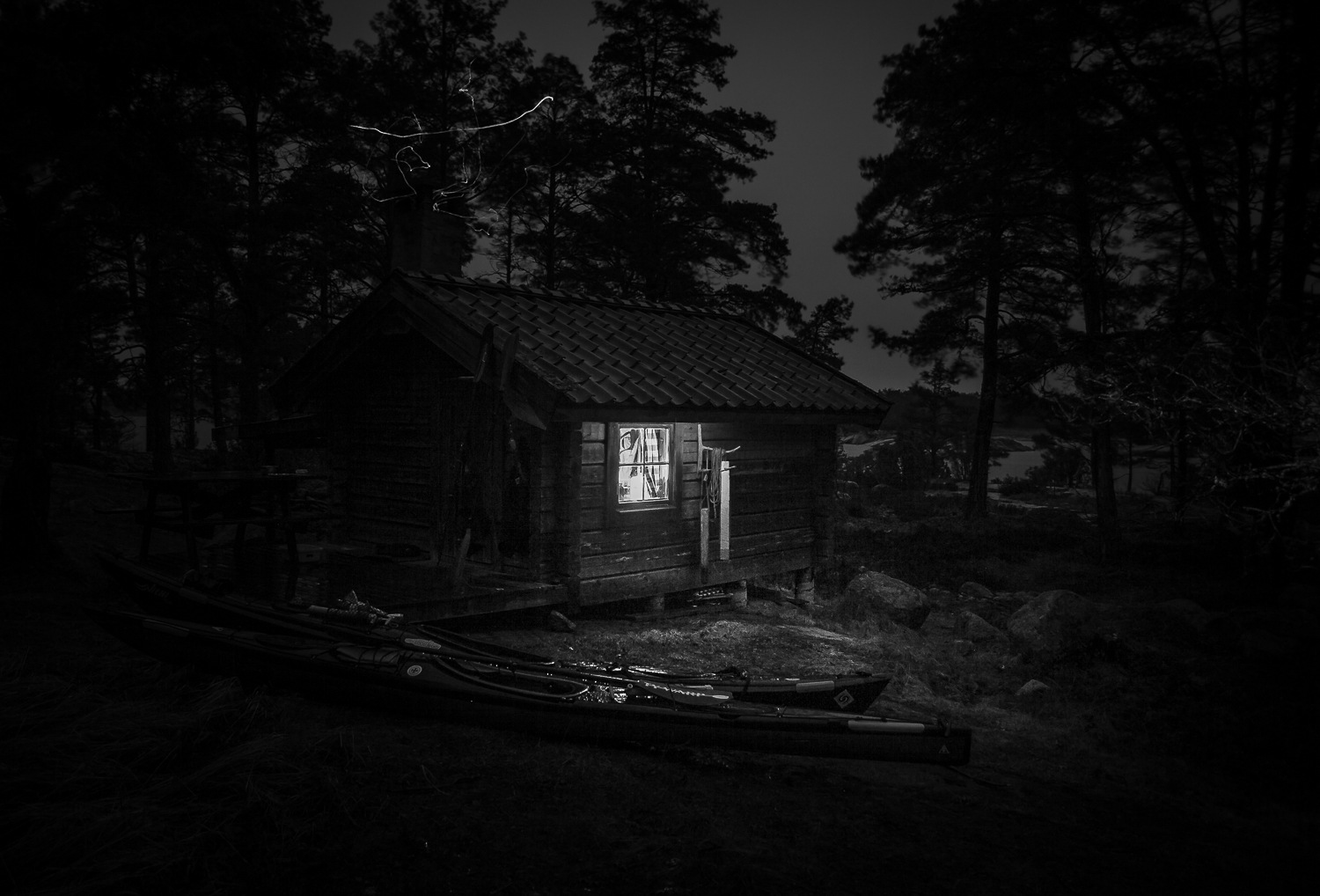 Skärgårdsstiftelsens öppna bod på Kulansuddar, Möja naturreservat, Stockholms skärgård
