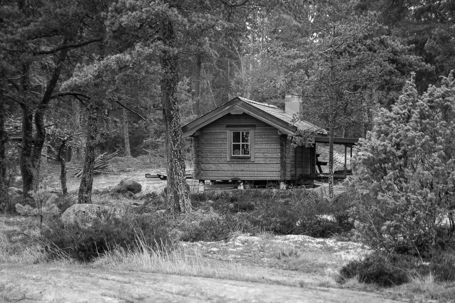 Skärgårdsstiftelsens öppna bod på Kulansuddar, Möja naturreservat, Stockholms skärgård