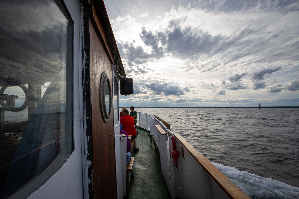 Överfart över Östersjön från Blå Jungfrun nationalpark