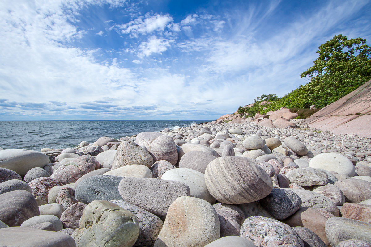 Blå Jungfrun nationalpark, Stensliperiet