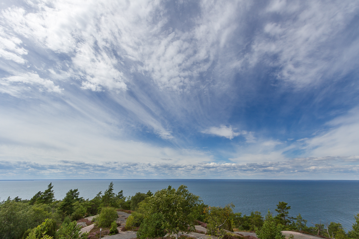 Utsikt från Blå Jungfrun nationalpark