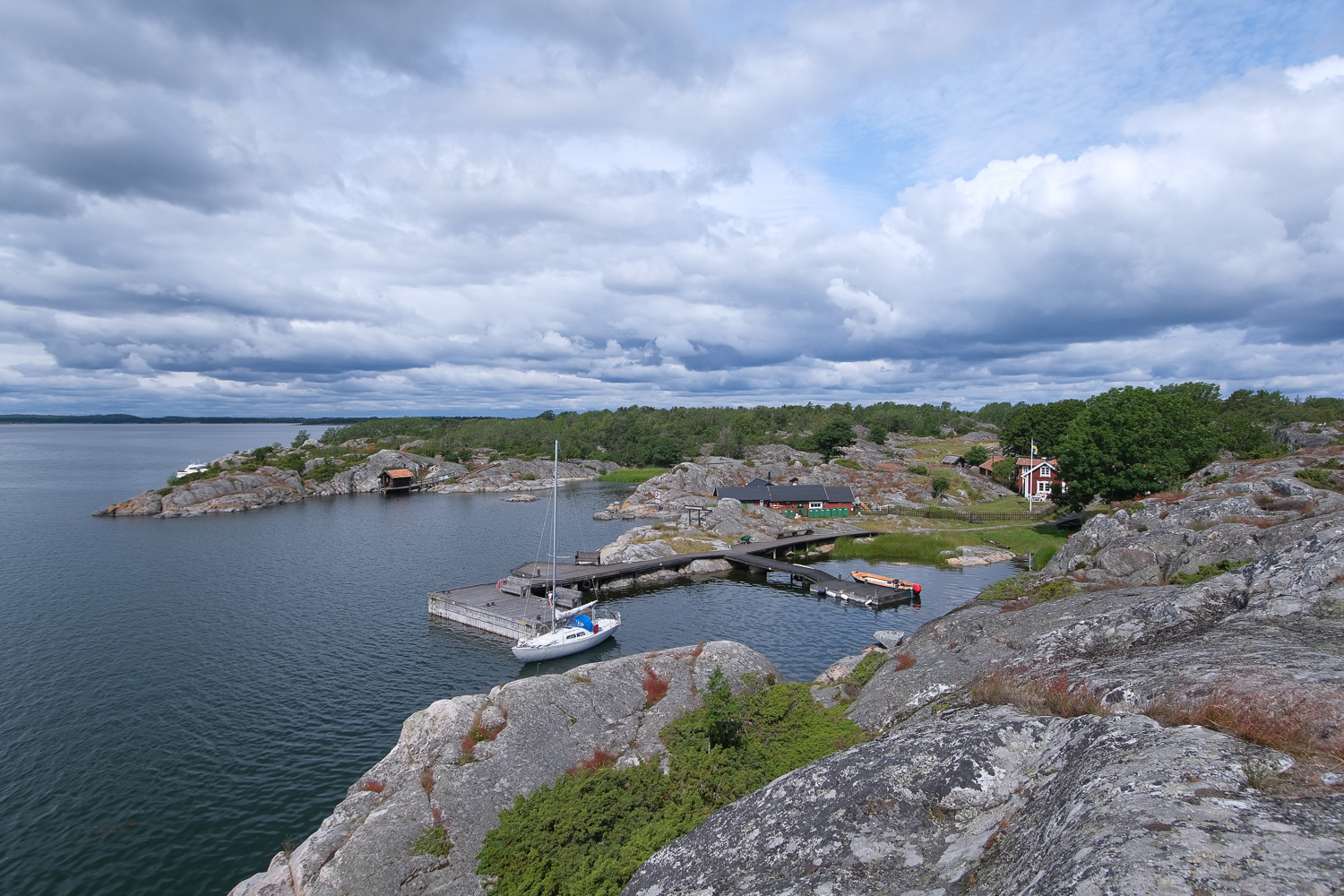 Hemviken på Bullerön, Stockholms skärgård