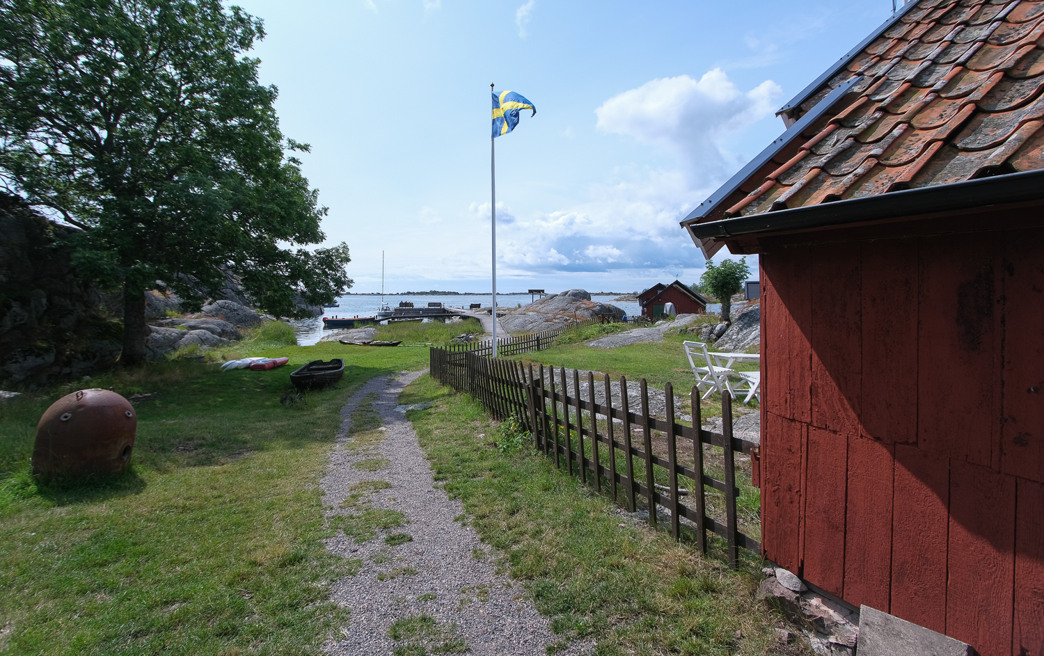 Hemviken på Bullerön, Stockholms skärgård