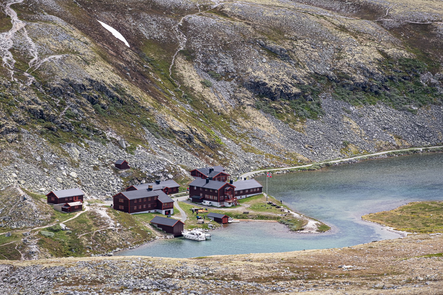Rondvassbu hytte i Rondane nationalpark, Norge