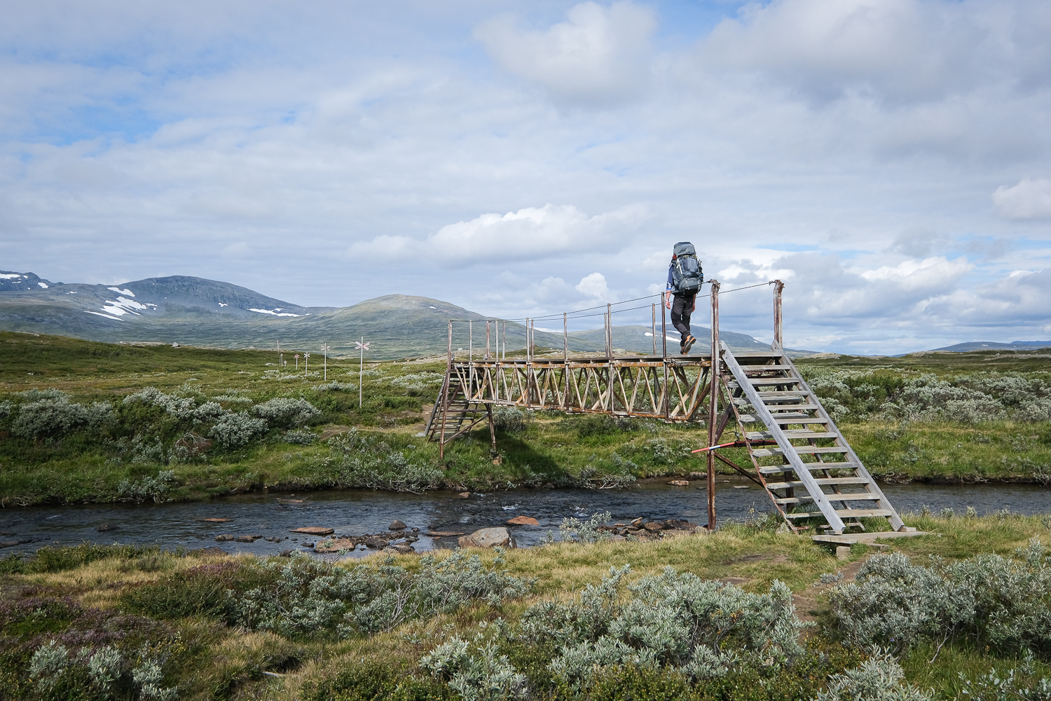 Fjällvandring mot Sylarna, Jämtland